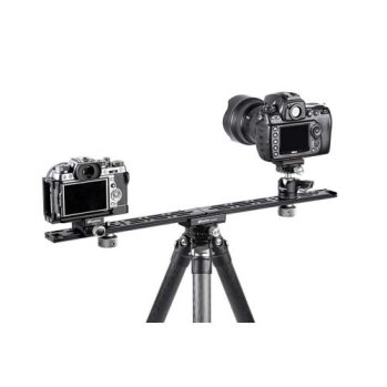 Leofoto NP-600KIT 600mm Multi-Purpose Rails to mount two Cameras side-by-side
