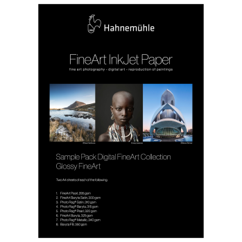Hahnemuhle Sample Pack Glossy FineArt A4