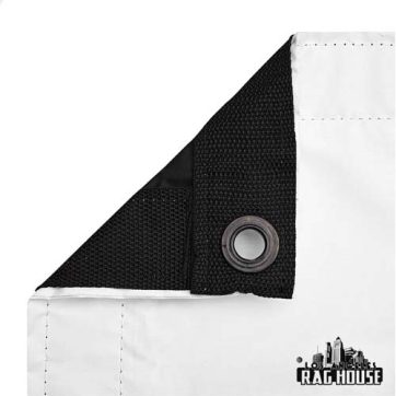 LARH Textile Ultrabounce (White Bounce Black/White) 6' X 6'
