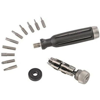 Leofoto LMT-10 Multi-Tool Kit and MT/Mini Tripod Extension or Handle Inc. Philips Slotted and 1mm, 1.5mm 2mm 2.5mm, 3mm, 4mm, 5mm, 6mm Hex Wrenches (Allen Key)