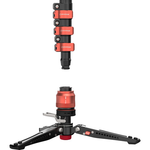 IFootage Cobra 3 CB3 A180T – Monopiede In Alluminio Con Bloccaggio A Torsione, Leggero E Modulare, Per Foto E Video Professionali