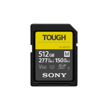 Sony SF-M series TOUGH UHS-II SD Card 512GB