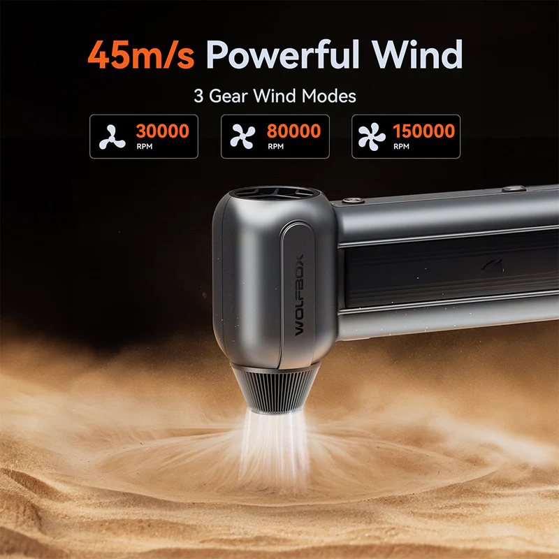 WolfBox MegaFlow MF100 - Compressed Air Duster - Image 5
