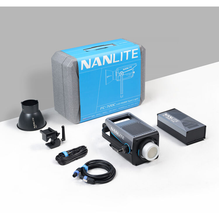 Nanlite FC-720C Full Colour RGB LED Spotlight - Image 6