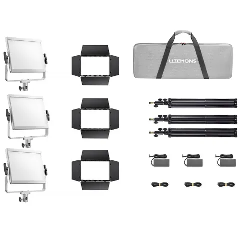 GODOX LITEMONS LP600R 3 LIGHT 60W RGB LED PANEL KI