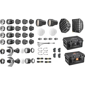 GODOX KNOWLED MS60R RGB LED LIGHT 4 LIGHT KIT