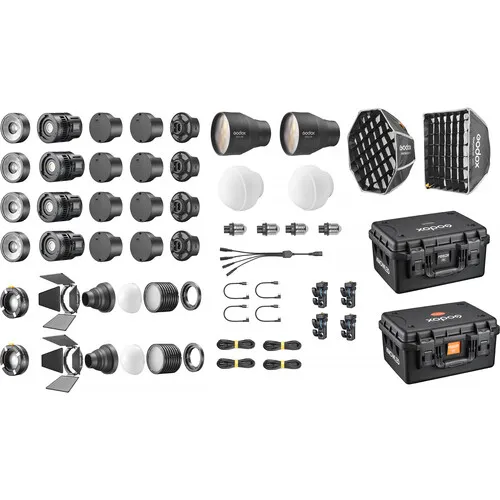 GODOX KNOWLED MS60R RGB LED LIGHT 4 LIGHT KIT