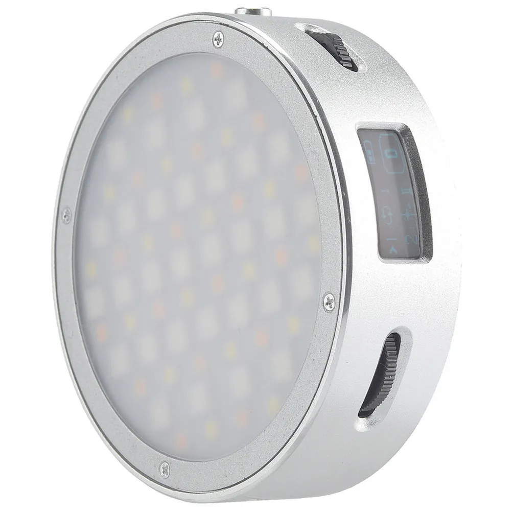 GODOX R1 ROUND RGB SILVER LED LIGHT