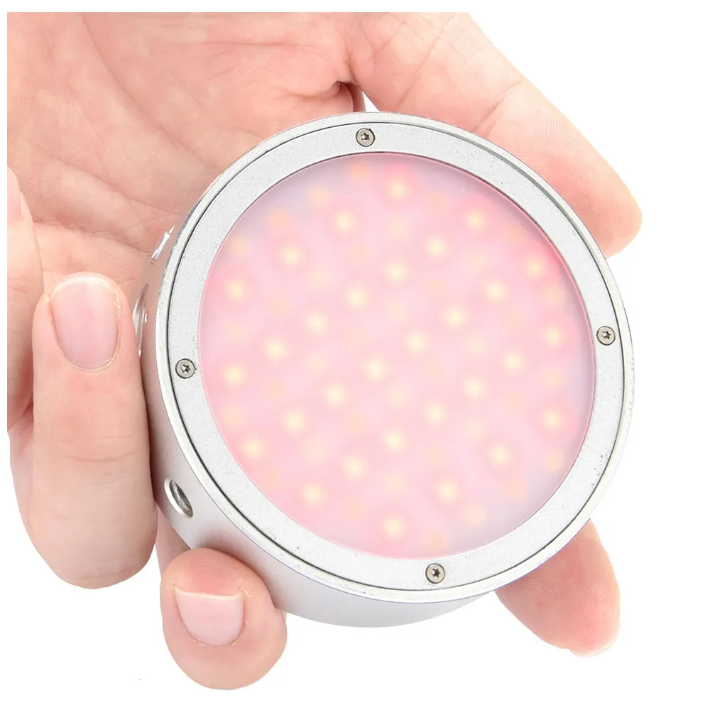 GODOX R1 ROUND RGB SILVER LED LIGHT - Image 5