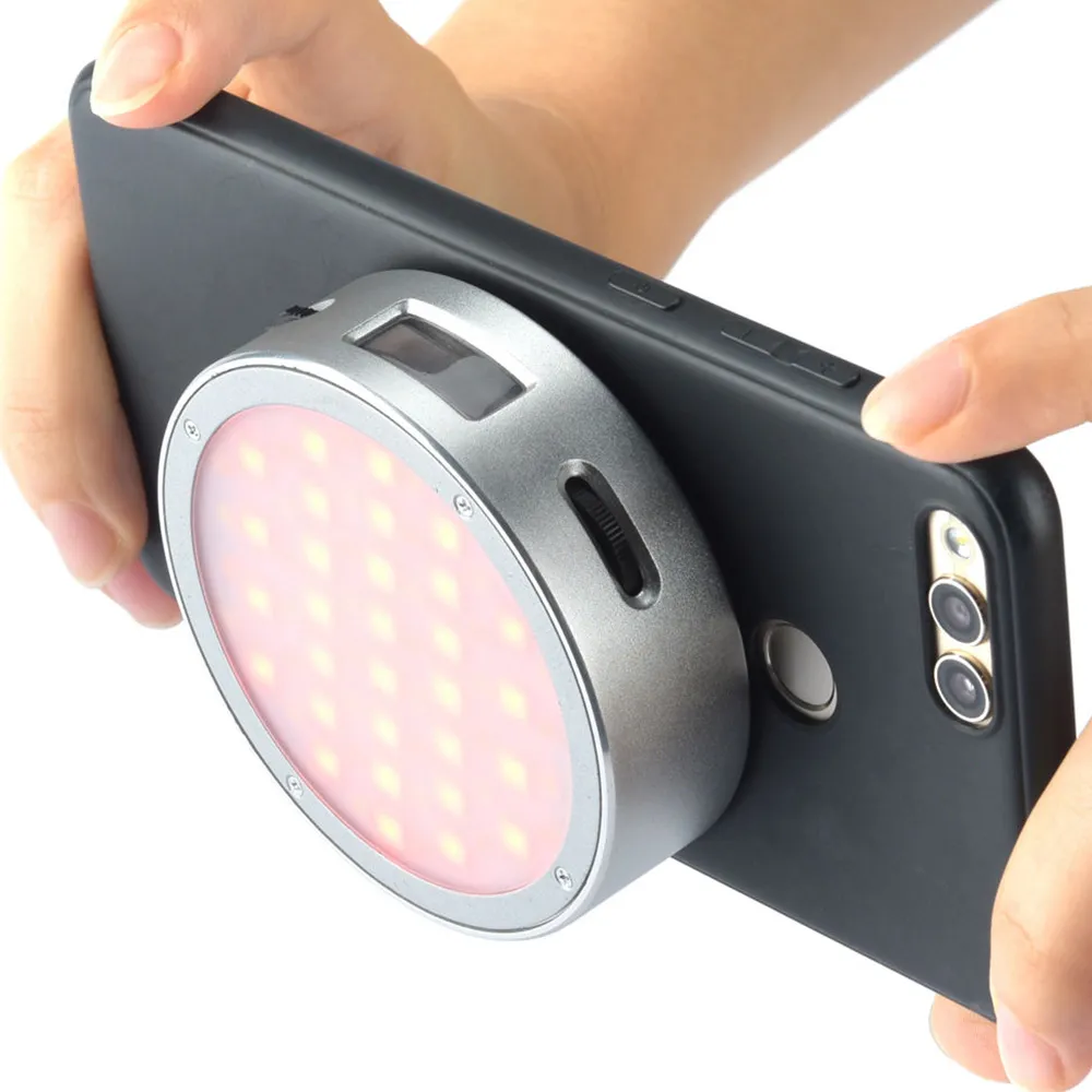 GODOX R1 ROUND RGB SILVER LED LIGHT - Image 4