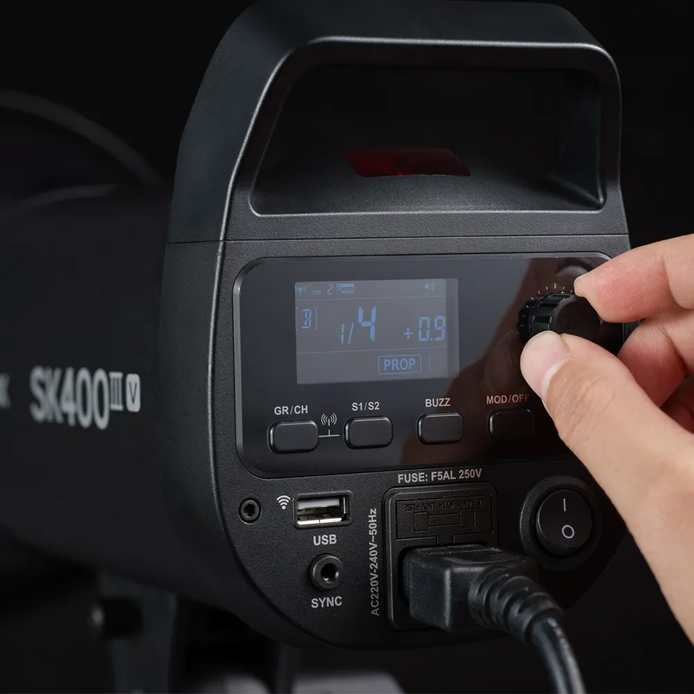 GODOX SK400III-V 400WS FLASH HEAD ONLY NO REFL - Image 7