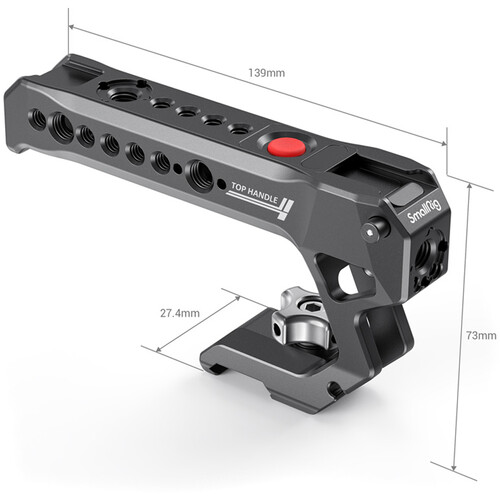 SmallRig NATO Top Handle with Record Start / Stop Remote Trigger 3322 - Image 2