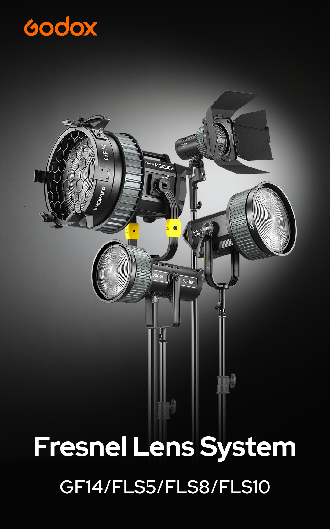 GODOX FRESNEL LENS 10 DEG WITH S-TYPE MOUNT