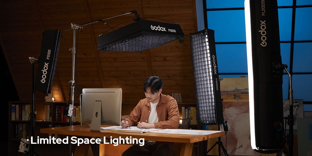 GODOX FL200R 2X2 FLEXIBLE RGB MAT V-LOCK KIT - Image 8