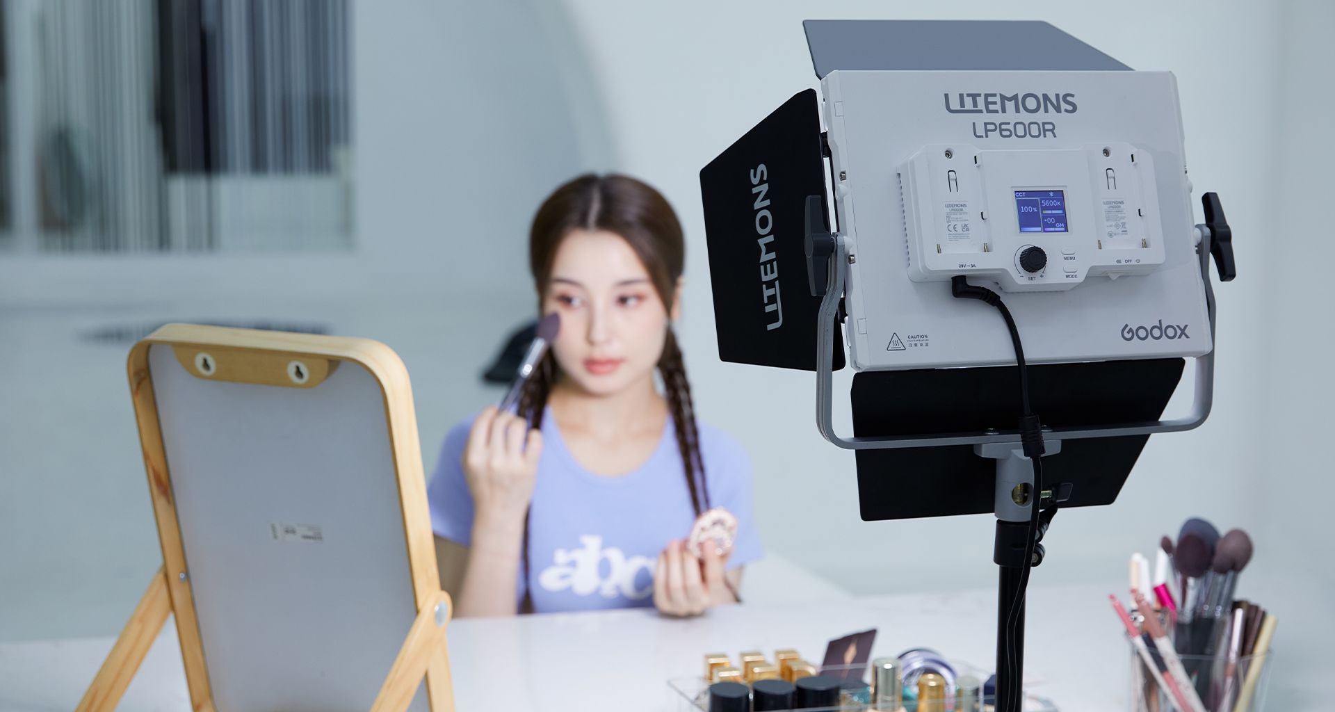 GODOX LITEMONS LP600R 3 LIGHT 60W RGB LED PANEL KI - Image 4