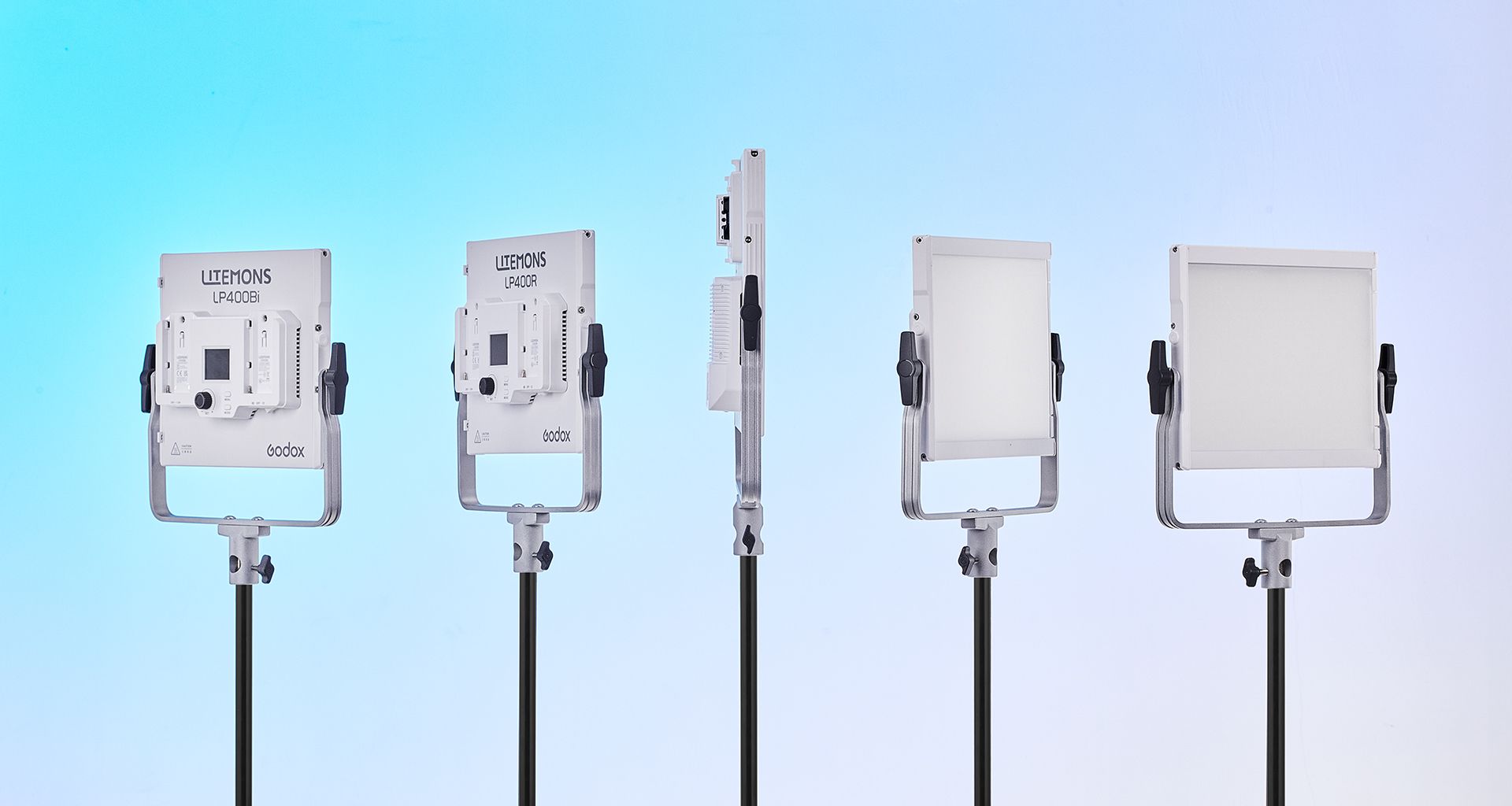 GODOX LITEMONS LP600R 3 LIGHT 60W RGB LED PANEL KI - Image 5