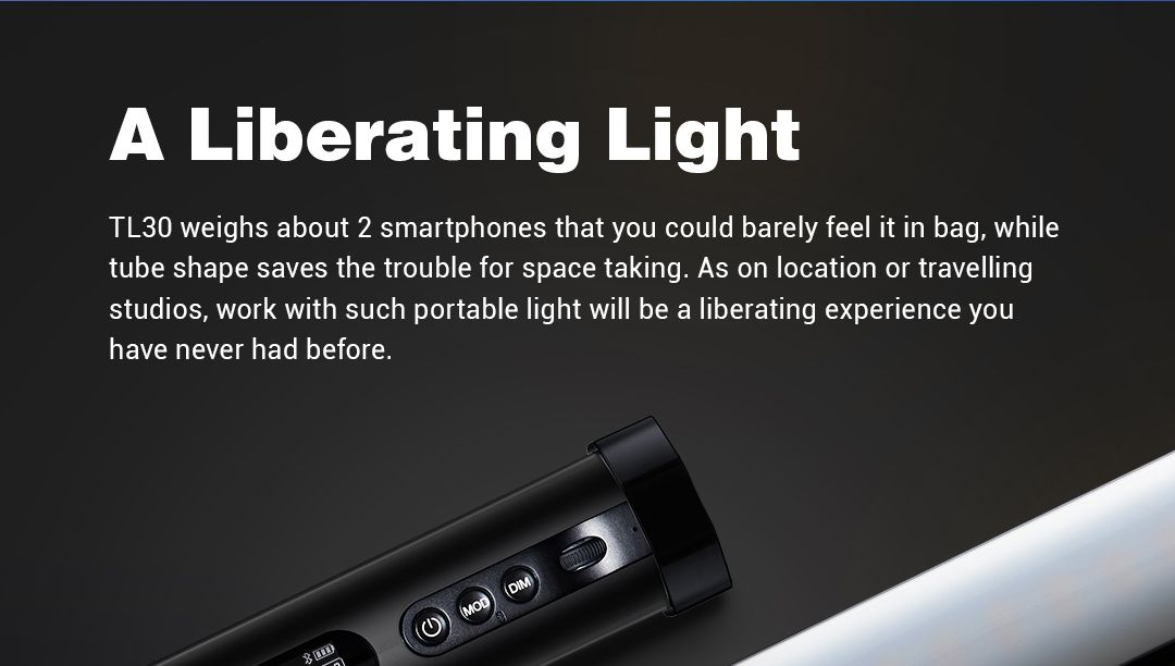 GODOX TL30 2 LIGHT RGB TUBE LIGHT KIT 30cm - Image 4