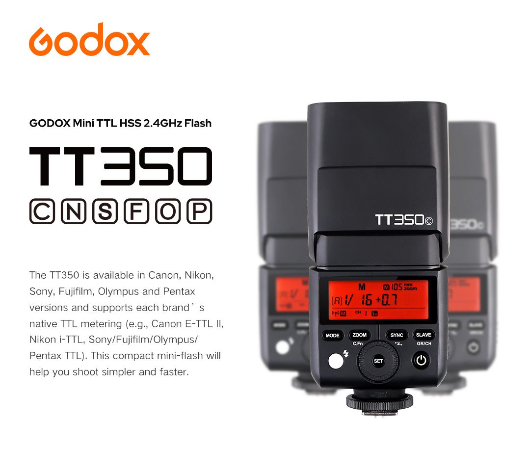 GODOX TT350O TTL SPEEDLIGHT FLASH FOR OLYMPUS - Image 5