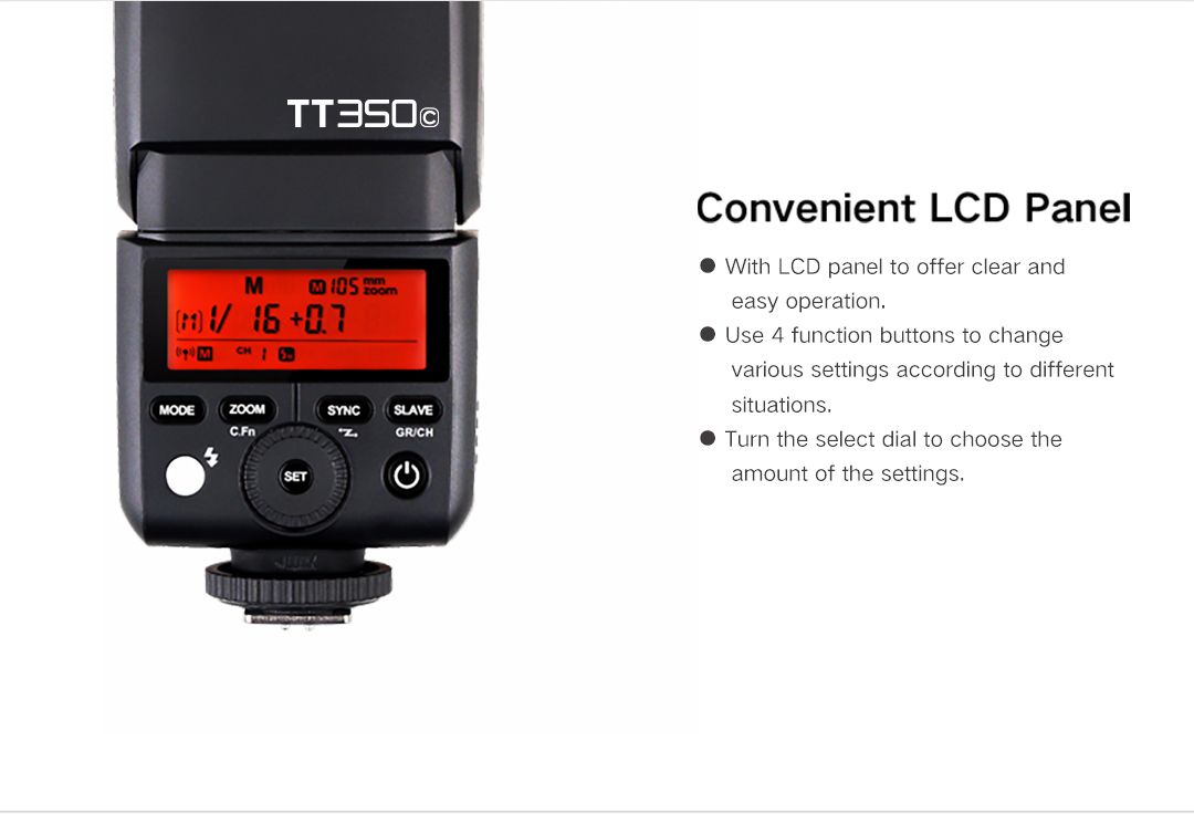 GODOX TT350O TTL SPEEDLIGHT FLASH FOR OLYMPUS - Image 6