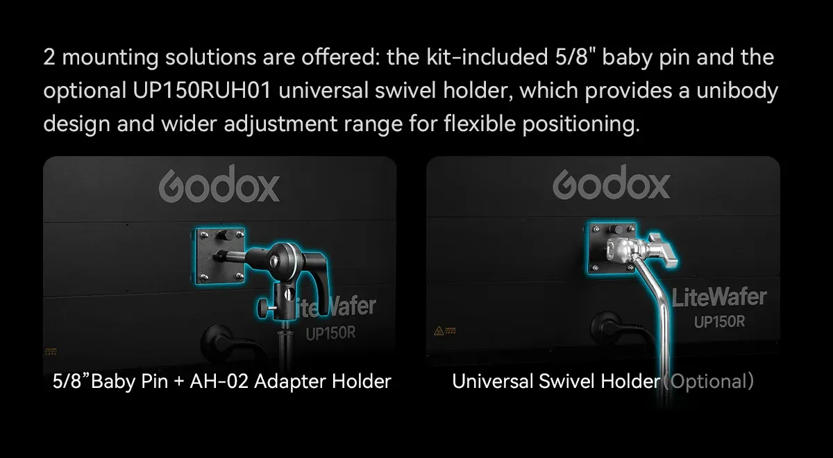 GODOX LITEWAFER UP150R RGB 1X2 LIGHT PANEL - Image 7