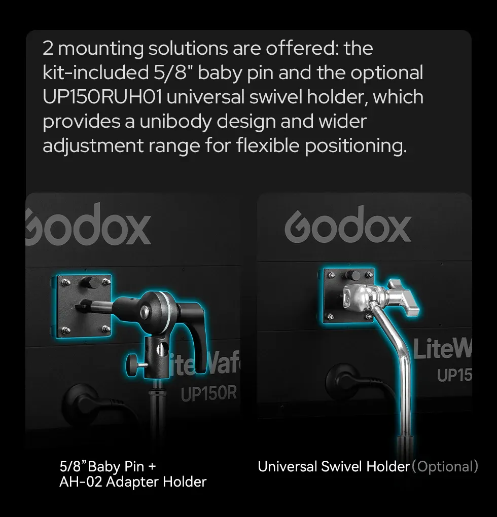 GODOX LITEWAFER UP150R RGB 1X2 LIGHT PANEL - Image 8
