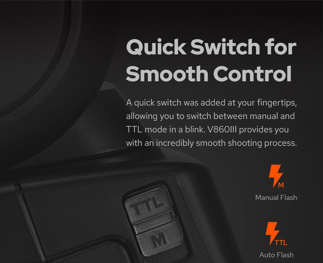 GODOX V860IIIOP I-TTL LI-ION FLASH FOR OLY/PAN - Image 6