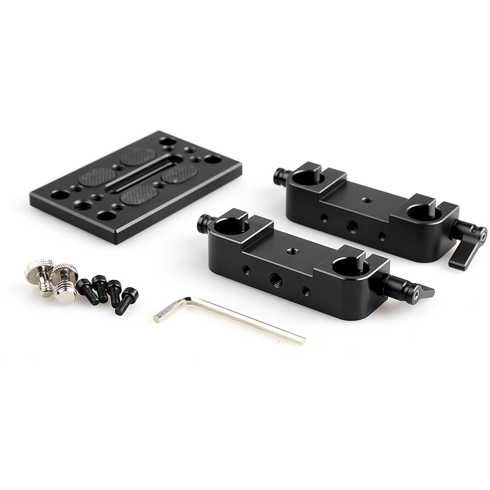 SmallRig Bottom Mount Plate with Dual 15mm Rod Clamp 1775 - Image 2