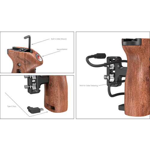 SmallRig Threaded Side Handle with Record Start / Stop Remote Trigger 3323 - Image 7
