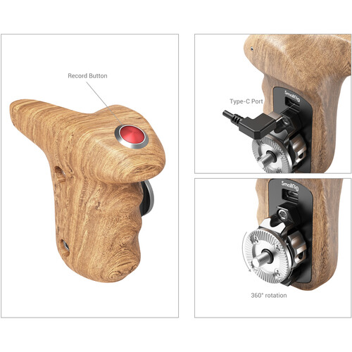 SmallRig Rosette Side Handle with Record Start / Stop Remote Trigger 3324 - Image 7