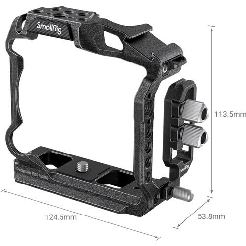 SmallRig Black Mamba Half Cage / Cable Clamp for Canon EOS R5/R6/R5 C 3656 - Image 2