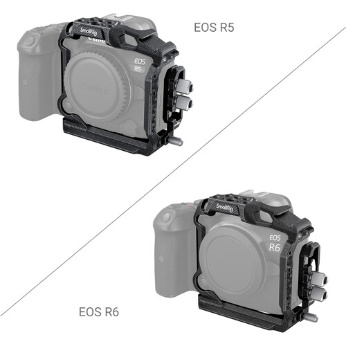 SmallRig Black Mamba Half Cage / Cable Clamp for Canon EOS R5/R6/R5 C 3656 - Image 6