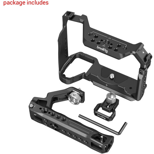 SmallRig Basic Cage Kit for Sony Alpha 7R V / Alpha 7 IV / Alpha 7S III 3668B - Image 2