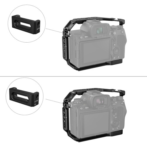 SmallRig Basic Cage Kit for Sony Alpha 7R V / Alpha 7 IV / Alpha 7S III 3668B - Image 7