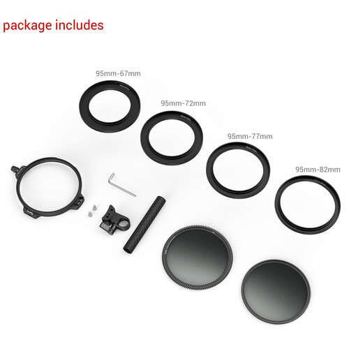 SmallRig 95mm CPL-VND Filter Kit with Rod Clamp 3864 - Image 2