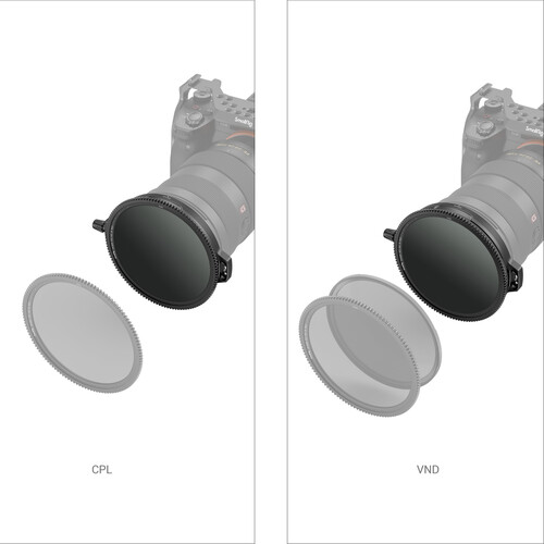 SmallRig 95mm CPL-VND Filter Kit with Rod Clamp 3864 - Image 3