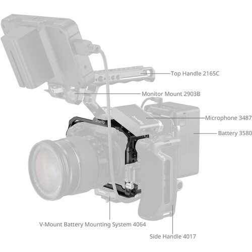 SmallRig Cage for FUJIFILM X-H2 / X-H2S 3934 - Image 4