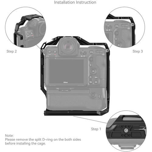SmallRig Cage for Nikon Z 8 with MB-N12 Battery Grip 3982 - Image 7