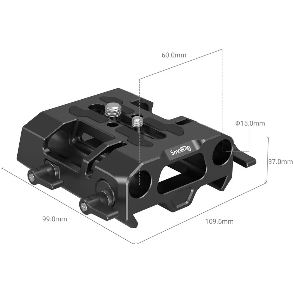 SmallRig 15mm Dovetail Bottom Mount Plate 4002 - Image 5