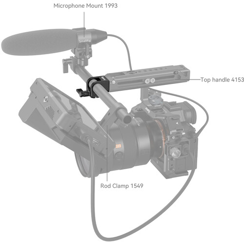 SmallRig 15mm ARRI Locating Single Rod Clamp 4171 - Image 4