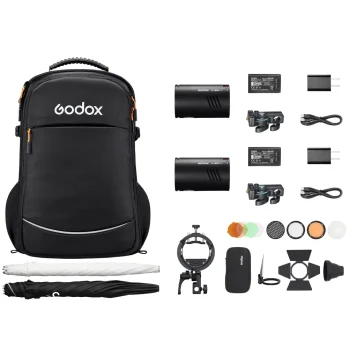 GODOX AD100ProII 2 LIGHT FLASH KIT INC BAG