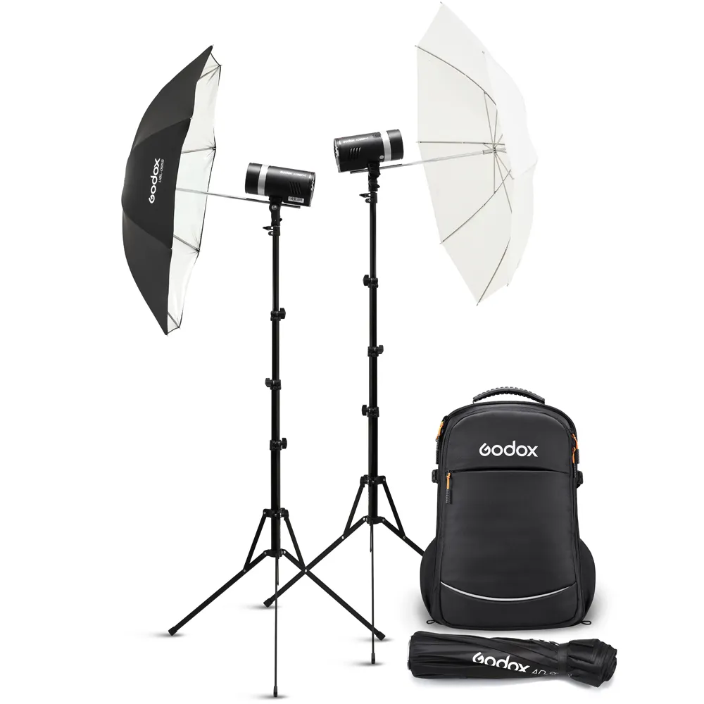 GODOX AD300ProII 2 HEAD UMB/SBOX KIT + CARRY BAG
