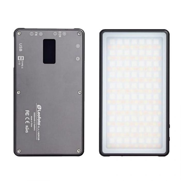 Leofoto FL-L190RGB LED light, 500 Lumens RGB LED Fill Light