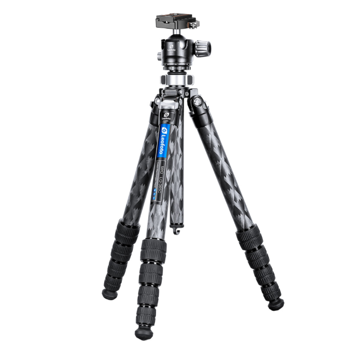Leofoto LQ-365C Mr.Q Series 5 Section Carbon Fibre Tripod with LH-47LR (Lever Release) Ball Head
