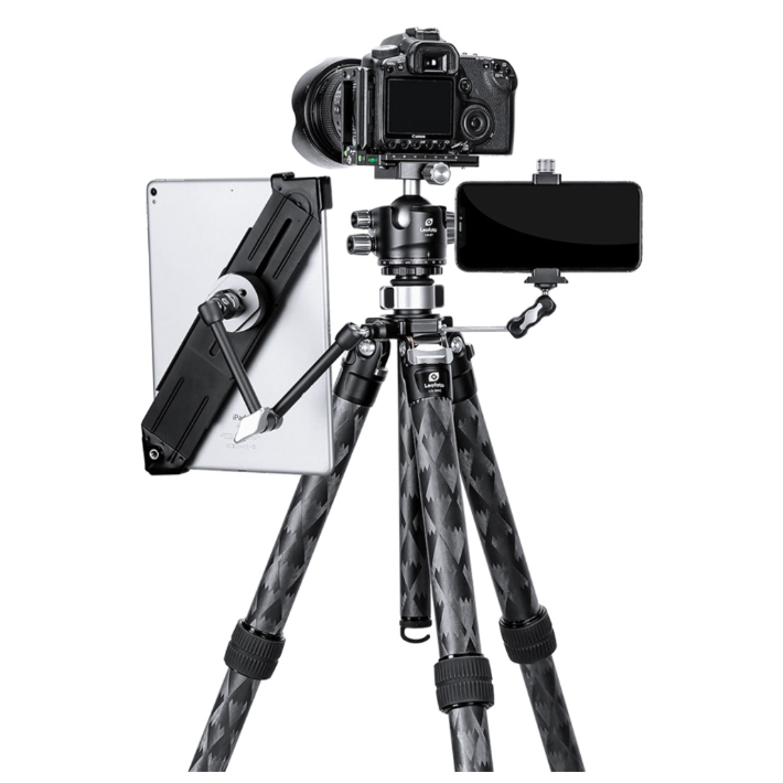 Leofoto LQ-365C Mr.Q Series 5 Section Carbon Fibre Tripod with LH-47LR (Lever Release) Ball Head - Image 9
