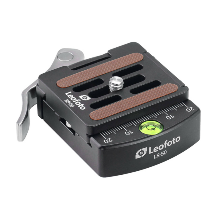 Leofoto LR-50 50mm Quick Release Lever Clamp with NP-50 Plate