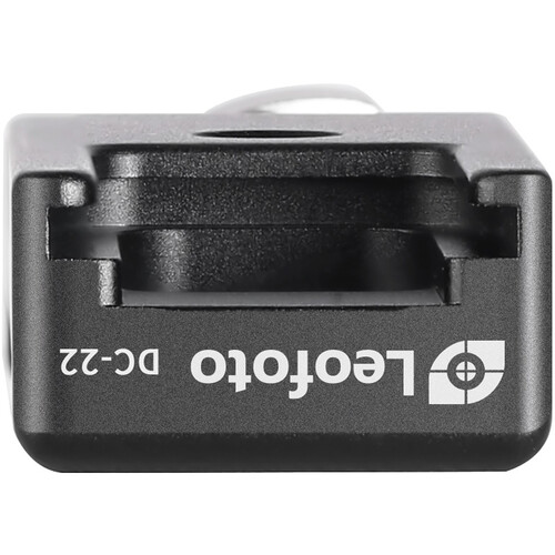 Leofoto DC-22 22mm Arca Swiss Mini Clamp with 1/4 Thread and Cold Shoe Adapter - Image 3