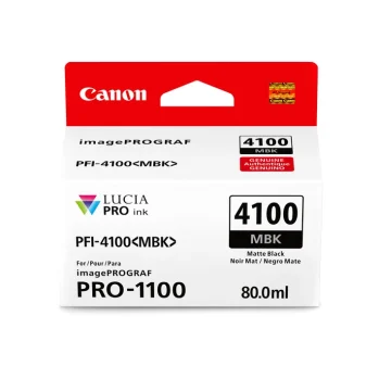 Canon Ink Tank PFI-4100 MBK Matte Black for Pro 1100