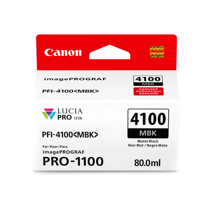 Canon Ink Tank PFI-4100 MBK Matte Black for Pro 1100