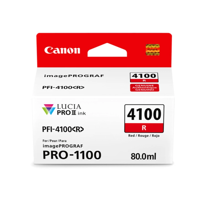 Canon Ink Tank PFI-4100 R Red for Pro 1100