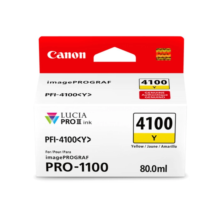 Canon Ink Tank PFI-4100 Y Yellow for Pro 1100